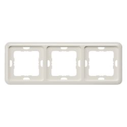 Siemens Rahmen 3-fach DELTA profil Titanweiß 222x80mm 5TG1813... SIEMENS-5TG1813 4001869041919 (Abb. 1)