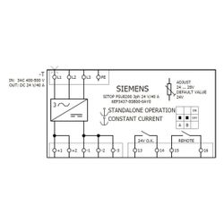 Siemens Stromversorgung SITOP PSU8200 3-phasig 24V 40A 960W IP20 145x135x150m... SIEMENS-6EP34378SB000AY0 4025515154891 (Abb. 1)