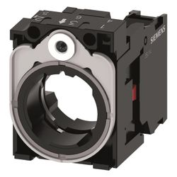 Siemens Halter für 3 Module Metall 3SU1550-1AA10-1CA0... SIEMENS-3SU15501AA101CA0 4011209963610 (Abb. 1)