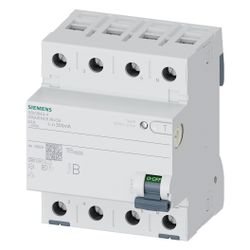 Siemens FI-Schutzschalter 5SV3644-4 Sentron Typ B 40A 300mA 4-polig 4TE 400V... SIEMENS-5SV36444 4001869549071 (Abb. 1)