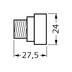 Siemens NEOZED-Schraubkappe D01 16A aus Kunststoff mit Prüfloch 5SH4116... SIEMENS-5SH4116 4001869024325 (Abb. 1)