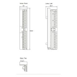 Siemens Frontstecker für Signalbaugruppen mit Federzugkontakten 6ES7392-1BJ00... SIEMENS-6ES73921BJ001AB0 4025515073130 (Abb. 1)