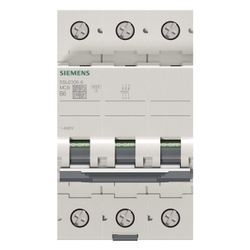 Siemens Leitungsschutzschalter 5SL63066 3-polig B 6A 6kA 400V 3TE... SIEMENS-5SL63066 4001869388830 (Abb. 1)