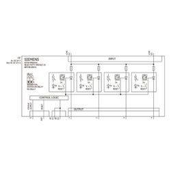 Siemens SITOP PSE200U Selektivitätsmodul 4-kanalig 24VDC 0,5A Schraubanschluss 80... SIEMENS-6EP19612BA31 4025515153399 (Abb. 1)