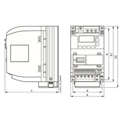 Siemens Frequenzumrichter Sinamics V20 5,5kW 3AC 380-480V 12,5A 182x184x169mm... SIEMENS-6SL32105BE255UV0 6940408102774 (Abb. 1)