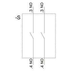 Siemens Kontaktmodul 3SU1400-1AA10-3DA0 mit 2 Schließern Frontbefestigung Fed... SIEMENS-3SU14001AA103DA0 4011209951006 (Abb. 1)
