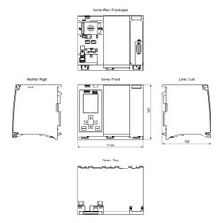 Siemens SIMATIC S7-1500TF CPU 1516TF-3 PN/DP 175x147x129mm 6ES7516-3UN00-0AB0... SIEMENS-6ES75163UN000AB0 4047623408239 (Abb. 1)