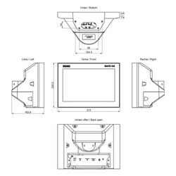 Siemens SIMATIC HMI TP1200 Comfort Pro 12,1" TFT Display 1280x800px IP65 19,2... SIEMENS-6AV21240MC240BX0 4047623409007 (Abb. 1)