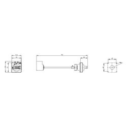 Siemens Türkupplungsdrehantrieb Not-Halt IP65 mit Türverriegelung für 3VA10/11 3V... SIEMENS-3VA91570FK25 4042949006008 (Abb. 1)