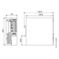 Siemens SITOP DC-USV-Modul 15A 360W 19-28,5V DC 125x50x125mm 6EP19312EC21... SIEMENS-6EP19312EC21 4025515151043 (Abb. 1)