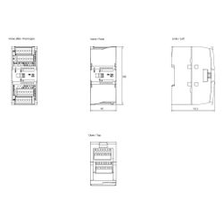 Siemens SIMATIC S7-1200 Analogeingabemodul SM 1231 RTD 4 AI 15 Bit 100x45x75m... SIEMENS-6ES72315PD320XB0 6940408101876 (Abb. 1)