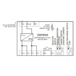 Siemens Stromversorgung SITOP PSU200M 6EP13343BA10, 240W, 24V, 10A, IP20, 125x70x... SIEMENS-6EP13343BA10 4025515152880 (Abb. 1)