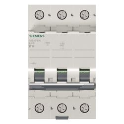 Siemens Leitungsschutzschalter 5SL4 3-polig B 10A 10kA 3TE 400V 5SL43106... SIEMENS-5SL43106 4001869439525 (Abb. 1)