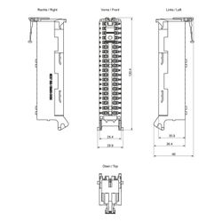 Siemens Frontstecker SIMATIC S7-1500, 40-polig, Push-In Technik, 35mm, 6ES759... SIEMENS-6ES75921BM000XB0 4025515080992 (Abb. 1)