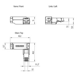 Siemens IE FC RJ45 Plug 90 FC-Stecker schnellkonfektionierbar 90 Grad Kabelab... SIEMENS-6GK19011BB202AA0 4019169403948 (Abb. 1)