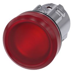 Siemens Leuchtmelder rund rot hoch glatt 22,3mm Frontring schwarz IP67/IP69K ... SIEMENS-3SU10516AA200AA0 4011209946385 (Abb. 1)