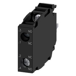 Siemens SIRIUS ACT Kontaktmodul 1S 1Ö Schraubanschluss Frontbefestigung 3SU14... SIEMENS-3SU14001AA101FA0 4011209950979 (Abb. 1)