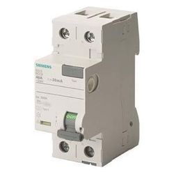 Siemens FI-Schutzschalter Typ F 25A 30mA 2-polig 230V 2TE 5SV3312-3... SIEMENS-5SV3312-3 4001869484372 (Abb. 1)