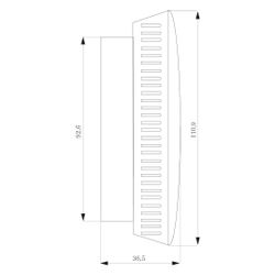 Siemens 5TC1296 Rauchmelder 230V vernetzbar... SIEMENS-5TC1296 4001869330303 (Abb. 1)