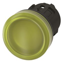 Siemens Leuchtmelder 3SU1001-6AA30-0AA0, 22,3mm, rund, gelb, Linse hoch, Kuns... SIEMENS-3SU10016AA300AA0 4011209946279 (Abb. 1)