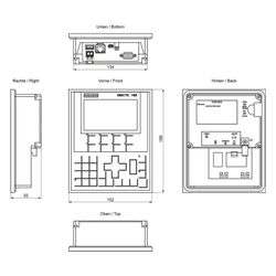 Siemens SIMATIC KP400 Comfort Panel 4,3" TFT 480x272 Pixel 8 Funktionstasten ... SIEMENS-6AV21241DC010AX0 4025515078982 (Abb. 1)