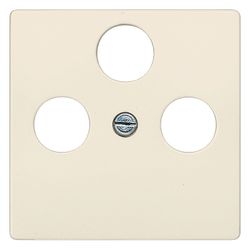 Siemens DELTA i-system Abdeckplatte TV/RF/SAT 3-Loch 55x55mm Elektroweiß 5TG2528-2... SIEMENS-5TG25282 4001869368177 (Abb. 1)