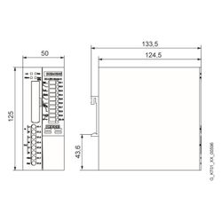 Siemens SITOP DC-USV-Modul 15A 360W 19-28,5V DC 125x50x125mm 6EP19312EC21... SIEMENS-6EP19312EC21 4025515151043 (Abb. 1)