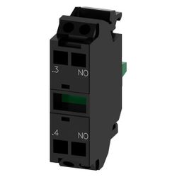 Siemens Kontaktmodul 3SU1400-1AA10-3BA0 1 Schließer Federzuganschluss Frontbe... SIEMENS-3SU14001AA103BA0 4011209950894 (Abb. 1)