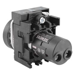 Siemens SIRIUS ACT Akustischer Melder 24V AC/DC 90dB IP40 22mm Kunststoff Sch... SIEMENS-3SU12006KB101AA0 4047621044927 (Abb. 1)