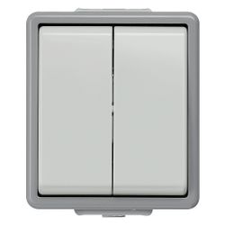 Siemens Serienschalter DELTA Fläche Aufputz IP44 250V 10A Kunststoff Grau 66x75x54mm 5... SIEMENS-5TA4705 4001869002484 (Abb. 1)