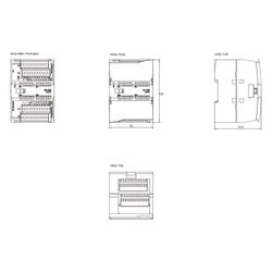 Siemens SIMATIC S7-1200 Digitale E/A SM1223 16DI/16DO 24VDC 16 Eingänge 16 Tr... SIEMENS-6ES72231BL320XB0 6940408102002 (Abb. 1)