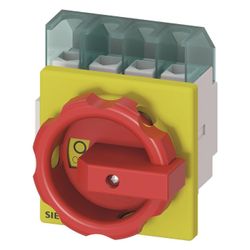 Siemens Not-Ausschalter 3LD21031TL53 4-polig 25A 10kW IP65 Frontbefestigung 4-Loc... SIEMENS-3LD21031TL53 4011209402935 (Abb. 1)