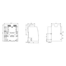 Siemens 3-Phasen-Sammelschiene mit Einspeisung links für 2 Leistungsschalter Baugröß... SIEMENS-3RV29171A 4011209719125 (Abb. 1)