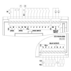 Siemens SIMATIC S7-1200 CPU 1212C Kompakt-CPU DC/DC/Relais 8 DI 6 DO 2 AI 6ES... SIEMENS-6ES72121HE400XB0 4047623402718 (Abb. 1)