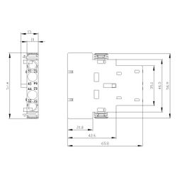 Siemens Hilfsschalterblock 3RH29211DA11 1S+1Ö seitlich Baugröße S0 Schraubanschlu... SIEMENS-3RH29211DA11 4011209790285 (Abb. 1)