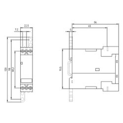 Siemens Überwachungsrelais 3UG4512-1AR20 Phasenüberwachung 1 Wechsler 22,5x83x91m... SIEMENS-3UG45121AR20 4011209642249 (Abb. 1)