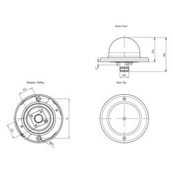 Siemens IWLAN Antenne ANT 795-6MN omnidirektional IP65 43x86x86mm 6GK57956MN1... SIEMENS-6GK57956MN100AA6 4019169854436 (Abb. 1)