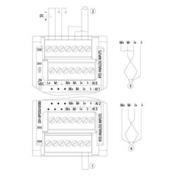 Siemens SIMATIC S7-1200 Analogeingabemodul SM 1231 RTD 4 AI 15 Bit 100x45x75m... SIEMENS-6ES72315PD320XB0 6940408101876 (Abb. 1)
