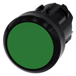 Siemens SIRIUS ACT Drucktaster flach 22,3mm rund Grün Kunststoff Frontring sc... SIEMENS-3SU10000AB400AA0 4011209937819 (Abb. 1)