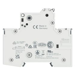 Siemens Sicherungsautomat 5SY6116-6 1-polig B 16A 6kA 70mm Einbautiefe... SIEMENS-5SY61166 4001869245898 (Abb. 1)
