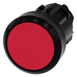 Siemens SIRIUS ACT Drucktaster 22,3mm rund flach tastend rot Kunststoff Front... SIEMENS-3SU10000AB200AA0 4011209947146 (Abb. 1)