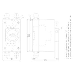 Siemens Aufbaugehäuse IP55 mit N- und PE-Klemme 155x85x126mm 3RV19231CA00... SIEMENS-3RV19231CA00 4011209517875 (Abb. 1)