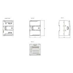 Siemens SIMATIC S7-1200 Digitalausgabe SM 1226 F-DQ 4x24VDC 2A 70x100x75mm 6E... SIEMENS-6ES72266DA320XB0 4025515082873 (Abb. 1)