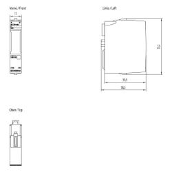 Siemens SIMATIC ET 200SP Analoges Eingangsmodul AI 4XI 2-/4-Wire Standard 16 ... SIEMENS-6ES71346GD010BA1 4047623409212 (Abb. 1)