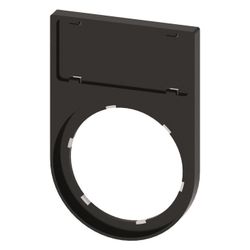 Siemens Schildträger flach abgerundet Schwarz für Schild 12,5x27mm 44,8x29,8m... SIEMENS-3SU19000AR100AA0 4011209963733 (Abb. 1)