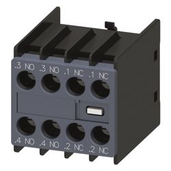 Siemens Hilfsschalterblock 2 Schließer 2 Öffner 6 A Schraubanschluss für Schü... SIEMENS-3RH29111FA220MA0 4011209900783 (Abb. 1)