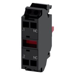 Siemens Kontaktmodul 3SU1400-1AA10-3CA0 mit 1 Öffner Federzuganschluss Frontb... SIEMENS-3SU14001AA103CA0 4011209950900 (Abb. 1)