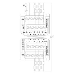 Siemens SIMATIC S7-1200 Digitalausgabe SM 1222 16DO Transistor 24V DC 0,5A 10... SIEMENS-6ES72221BH320XB0 6940408101951 (Abb. 1)