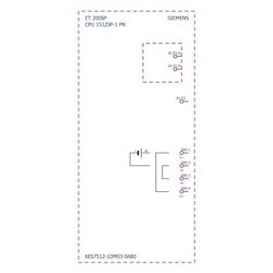 Siemens SIMATIC DP CPU 1512SP-1 PN Zentralbaugruppe 400KB/2MB 100x117x75mm IP... SIEMENS-6ES75121DM030AB0 4047623412731 (Abb. 1)