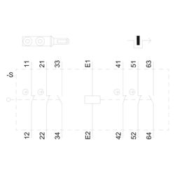Siemens Positionsschalter mit Zuhaltung 2600N Metall lackiert 185x54x43,5mm IP66/... SIEMENS-3SE53120SD11 4011209682955 (Abb. 1)